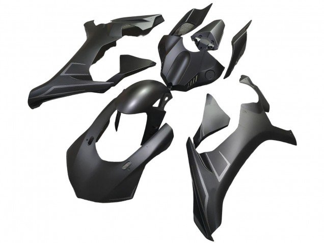 2020-2025 Matte Black Silver Yamaha YZF 1000 R1 Motorcycle Fairings