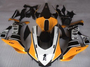 2020-2025 Orange White Black Yamaha YZF 1000 R1 Motorcycle Fairings