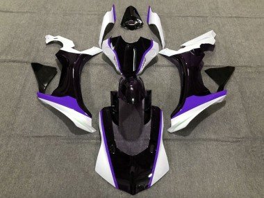 2020-2025 White Purple Glossy Black Yamaha YZF 1000 R1 Motorcycle Fairings