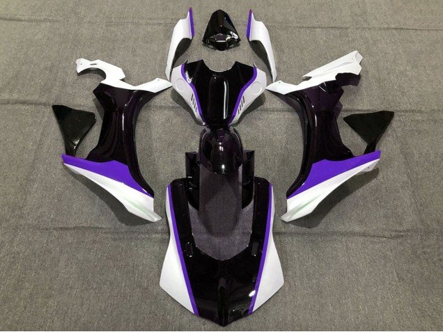 2020-2025 White Purple Glossy Black Yamaha YZF 1000 R1 Motorcycle Fairings