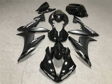 2004-2006 Glossy Black Matte Black Yamaha YZF 1000 R1 Motorcycle Fairings
