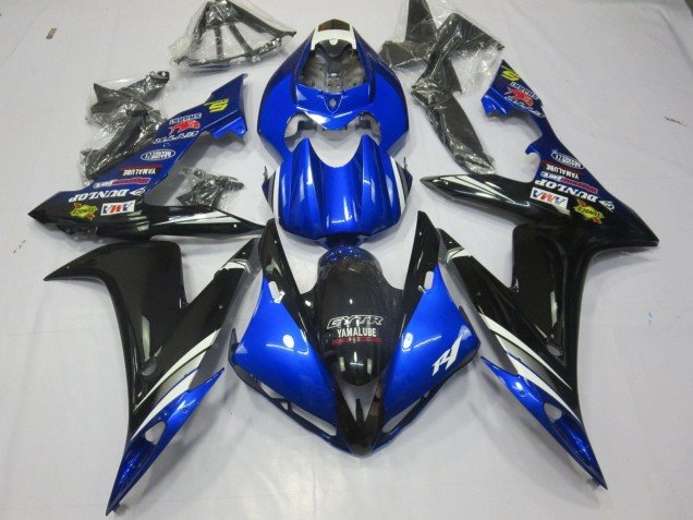 2004-2006 Blue White Silver Black GYTR Yamalube Dunlop Yamaha YZF 1000 R1 Motorcycle Fairings