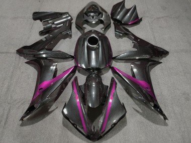 2004-2006 Carbon Fiber Style Pink Yamaha YZF 1000 R1 Motorcycle Fairings