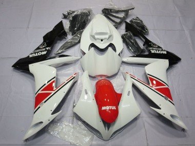 2004-2006 White Red Black Yamaha YZF 1000 R1 Motorcycle Fairings