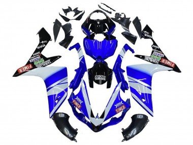 2007-2008 Blue White Black Volvo Fimer Yamalube Yamaha YZF 1000 R1 Motorcycle Fairings