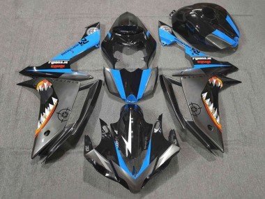 2007-2008 Glossy Black Blue Silver Orange White Shark Yamaha YZF 1000 R1 Motorcycle Fairings