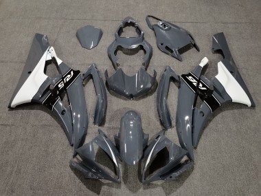 2006-2007 Nardo Grey White Black Yamaha YZF R6 Motorcycle Fairings