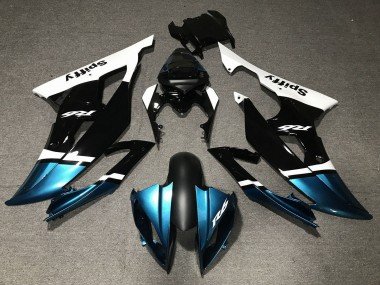2008-2016 White Blue Black Spiffy Yamaha YZF R6 Motorcycle Fairings