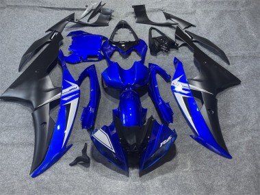 2008-2016 Blue White Matte Black Yamaha YZF R6 Motorcycle Fairings