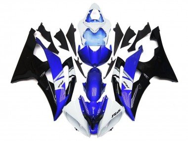 2008-2016 White Blue Black Yamaha YZF R6 Motorcycle Fairings
