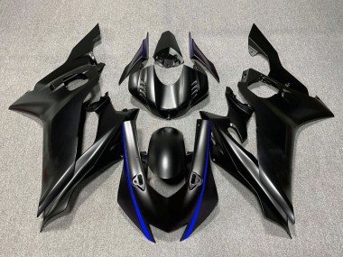 2017-2023 Matte Black Blue Yamaha YZF R6 Motorcycle Fairings