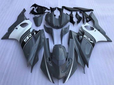 2017-2023 Dark Nardo Grey White Black Yamaha YZF R6 Motorcycle Fairings