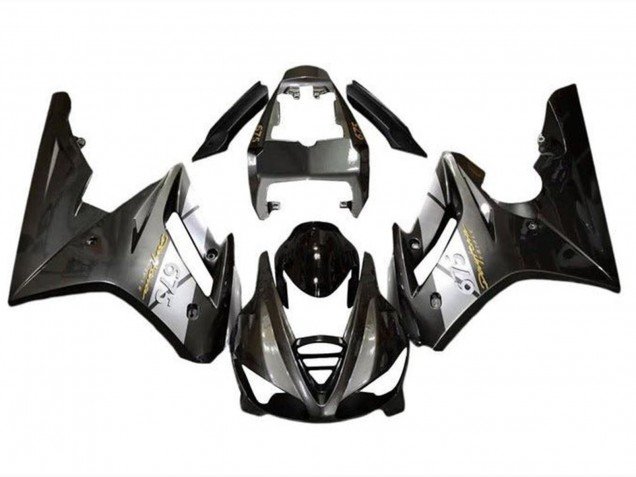 2009-2012 Silver Glossy Black Triumph Daytona 675 Triple Motorcycle Fairings