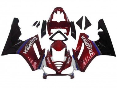 2009-2012 Red Blue Glossy Black Triumph Daytona 675 Triple Motorcycle Fairings