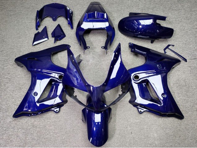 2003-2013 Glossy Blue Carbon Fiber Suzuki SV650 Motorcycle Fairings