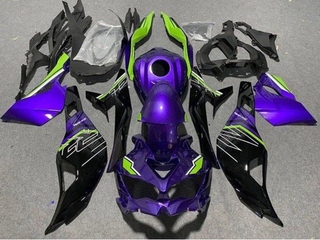 2019-2026 Purple Green Black Kawasaki ZX4R ZX-4RR Motorcycle Fairings