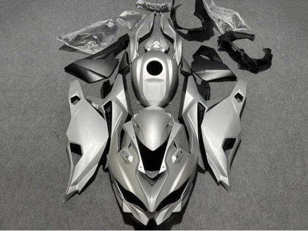 2019-2026 Silver Black Kawasaki ZX4R ZX-4RR Motorcycle Fairings