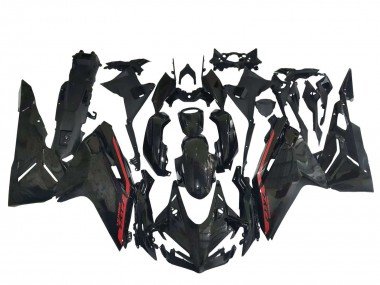 2023-2024 Glossy Black Red Honda CBR250RR Motorcycle Fairings