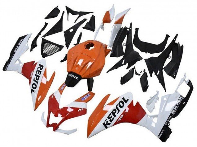 2012-2018 Orange White Red Glossy Black Repsol Aprilia RS4 50 125 Motorcycle Fairings