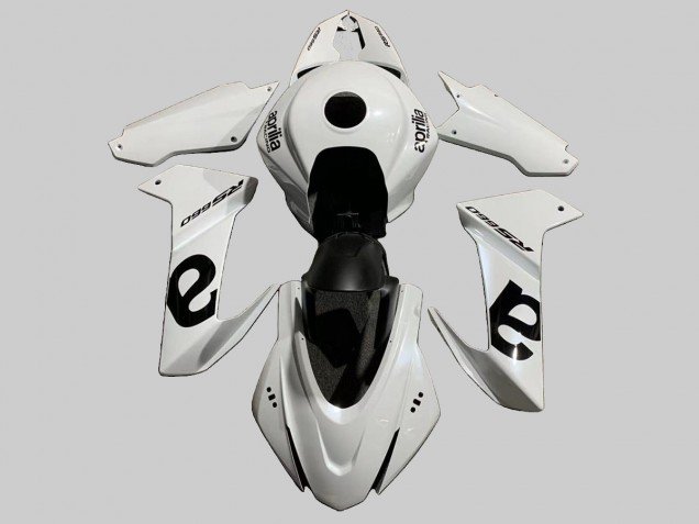 2020-2024 White Aprilia RS660 Motorcycle Fairings