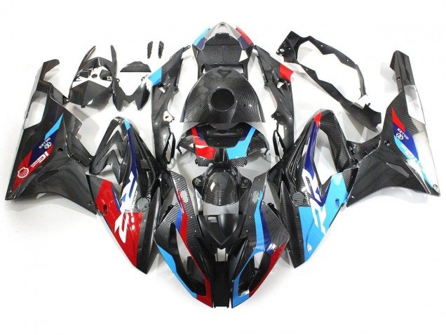 2015-2016 Blue Red Carbon Fiber BMW S1000RR Motorcycle Fairings