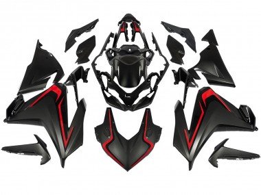 2019-2023 Matte Black Red Honda CBR500R Motorcycle Fairing