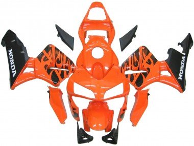 2003-2004 Orange White Red Glossy Black Repsol Honda CBR600RR Abs Fairings