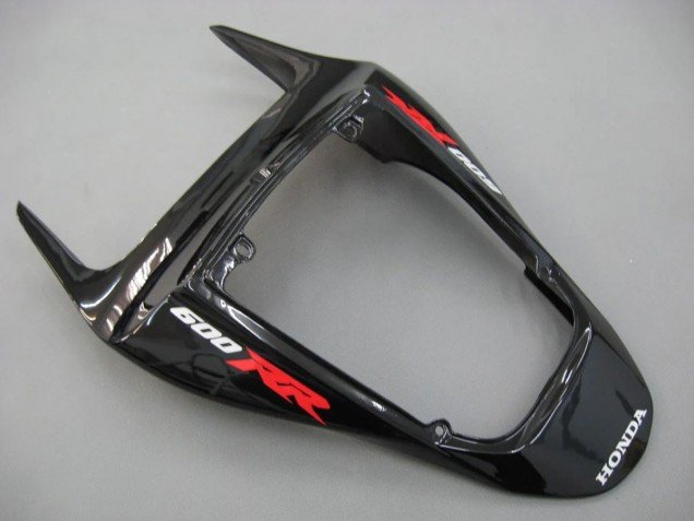 2007-2008 Grey Glossy Black with Decals Honda CBR600RR Motorcycle Fairings