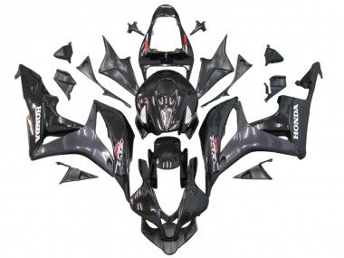 2007-2008 Grey Glossy Black with Decals Honda CBR600RR Motorcycle Fairings