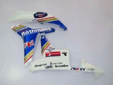 2007-2008 White Blue Yellow Rothmans Honda CBR600RR Motorcycle Fairings