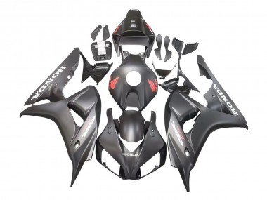 2006-2007 Matte Black Honda CBR1000RR Motorcycle Fairings