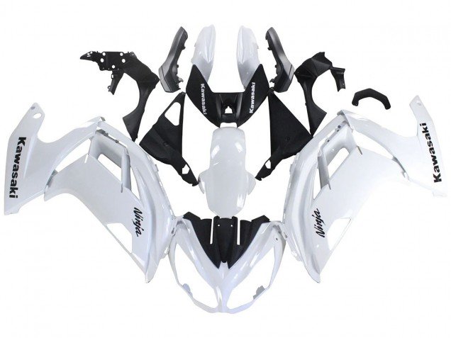 2012-2016 White Black Kawasaki EX650 Motorcycle Fairings
