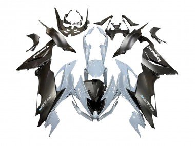 2019-2022 Grey Matte Black Kawasaki ZX6R Motorcycle Fairings