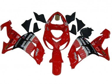 2006-2007 Red Silver Grey Black Elf 56 Kawasaki ZX10R Motorcycle Fairings