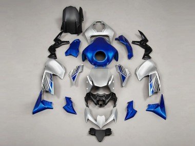 2020-2024 Blue Silver Kawasaki Z900 Motorcycle Fairings