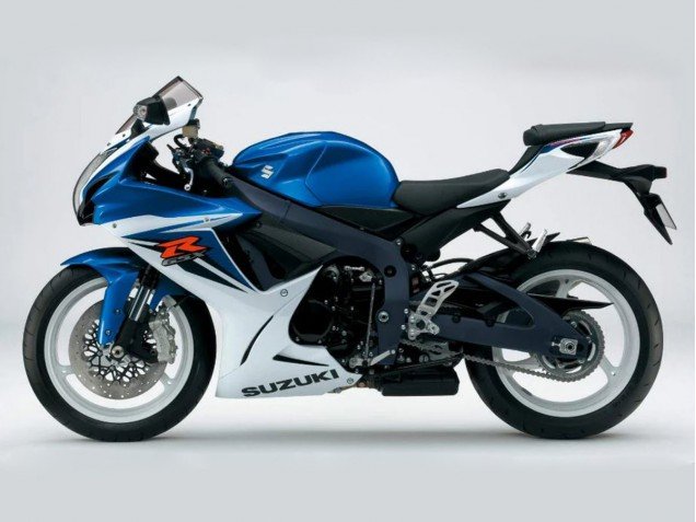 2011-2024 Blue White Suzuki GSXR 600/750 Motorcycle Fairings