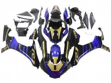 2015-2019 Blue Gold Black Yamaha YZF R1 Motorcycle Fairings