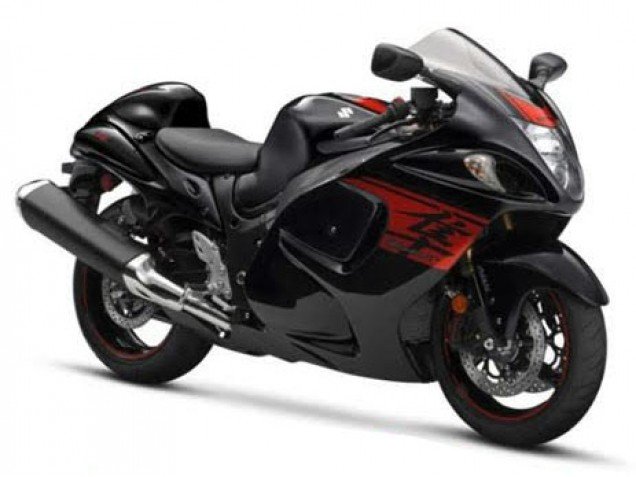 2008-2020 Glossy Black Red Suzuki GSXR 1300 Hayabusa Motorcycle Fairing