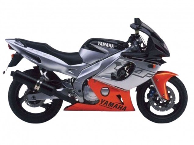 1996-2007 Grey Orange Black Yamaha YZF600R Thundercat Motorcycle Fairings