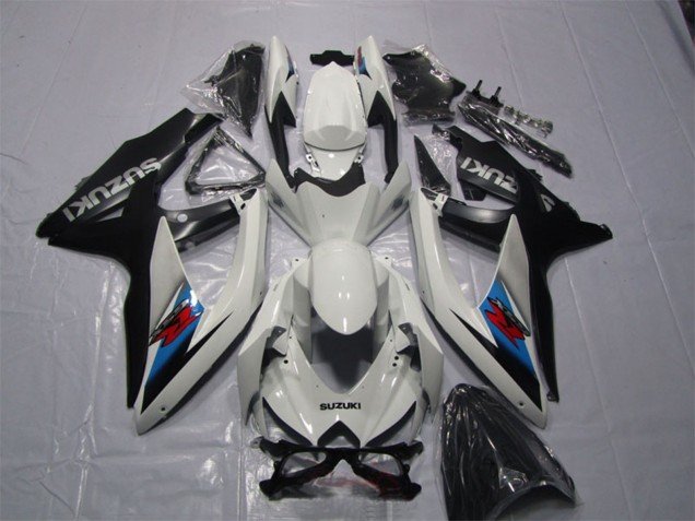 2007-2008 White Blue Black Red Suzuki GSXR 1000 Motorcycle Fairing Kits