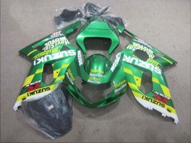 2001-2003 Green Yellow Telefonica MoviStar Suzuki GSXR 600 Motorcycle Fairings