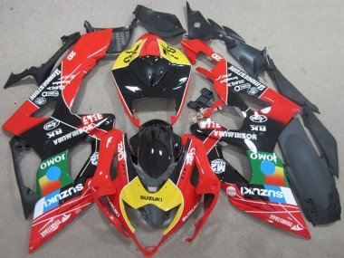 2006-2007 Red Yellow Green Blue Black JOMO Suzuki GSXR 600 Motorcycle Fairings