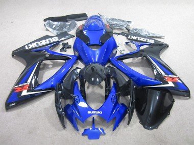 2006-2007 Blue White Glossy Black Red Suzuki GSXR 600 Motorcycle Fairing