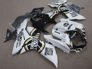 2011-2024 White Lucky Strike Black Motul Suzuki GSXR 750 Motorcycle Fairings