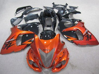 2008-2020 Orange Black Suzuki GSXR 1300 Hayabusa Motorcycle Fairings