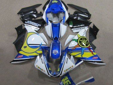 2009-2011 White Blue Yellow Green Monster Semakin Didepan Yamaha YZF R1 Motorcycle Fairings