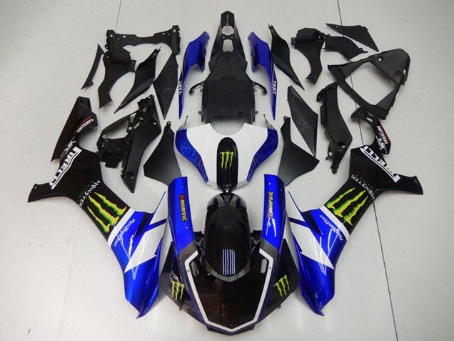 2015-2019 Blue White Glossy Black Green Monster Yamaha YZF R1 Motorcycle Fairings