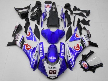 2015-2019 White Blue Black Red PATA 88 Yamaha YZF R1 Motorcycle Fairings