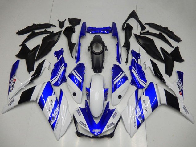 2015-2018 White Blue Black Yamalube ENEOS Yamaha YZF R3 Motorcycle Fairings